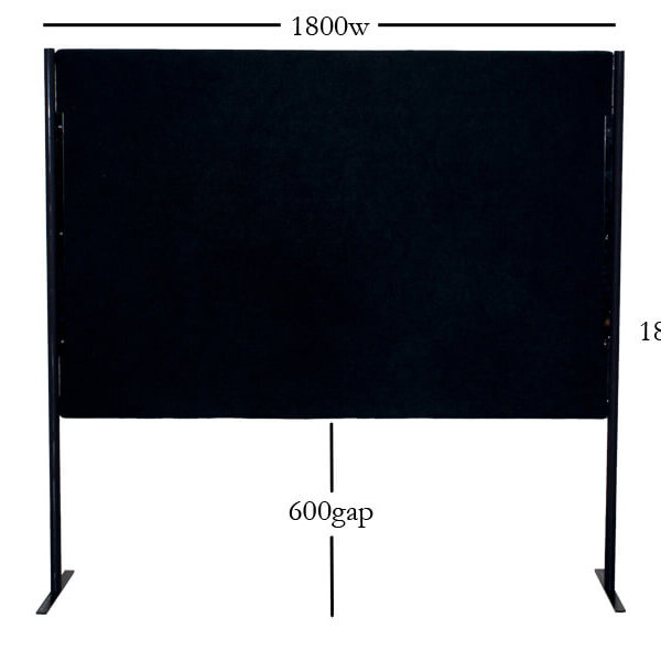 1800h x 1800w Hire Partition