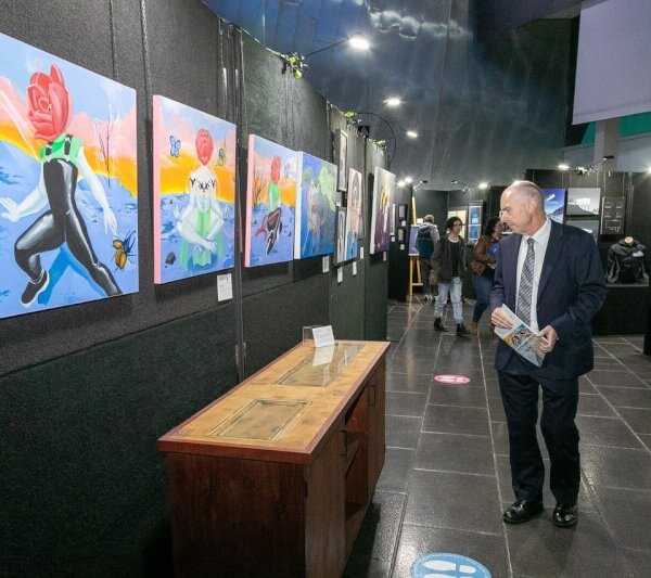 SK Partitions 2400h x 1800w Black Hire Partitions at Federation Square