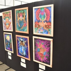 Hire Partitions for high school art show