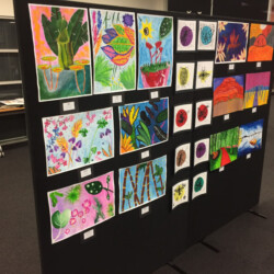 Hire Partitions for primary school art show