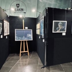 SK Partitions 2400h x 1800w Black Hire Partitions at Federation Square